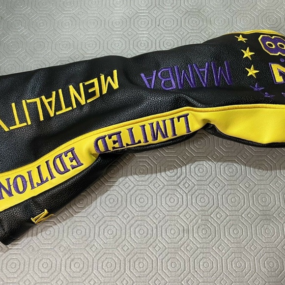 Kobe Bryant Mamba Mentality #24 #8 Golf Driver Black Head Cover Lakers 15" - Picture 2 of 8